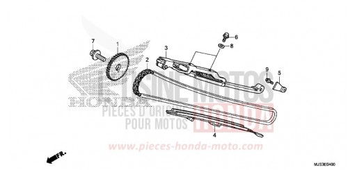 CHAINE A CAMES/TENDEUR NC750JH de 2017